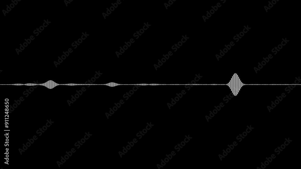 white audio frequency sound wave on black background, music waves oscillation. audio waveform
spectrum animation. Futuristic sound wave visualization. Animated sound wave spectrum animation, white audio frequency sound wave on black background, music waves oscillation. audio waveform
spectrum animation. Futuristic sound wave visualization. Animated sound wave spectrum animation,