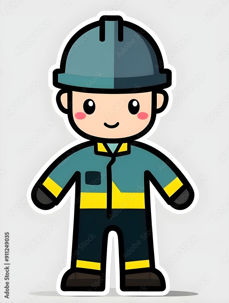funny cartoon fireman firefighter in a helmet funny cartoon fireman firefighter in a helmet