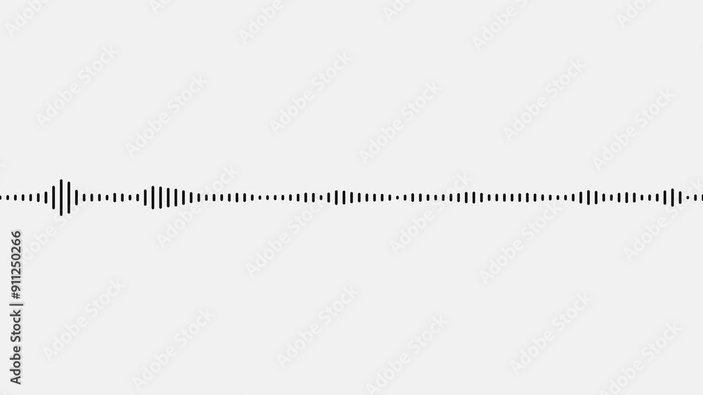 Animated sound wave spectrum animation, 4k abstract music sound wave or audio wavefrom
isolated on white background. Audio spectrum waveform animation on white background, audio graphic animation. Animated sound wave spectrum animation, 4k abstract music sound wave or audio wavefrom
isolated on white background. Audio spectrum waveform animation on white background, audio graphic animation.