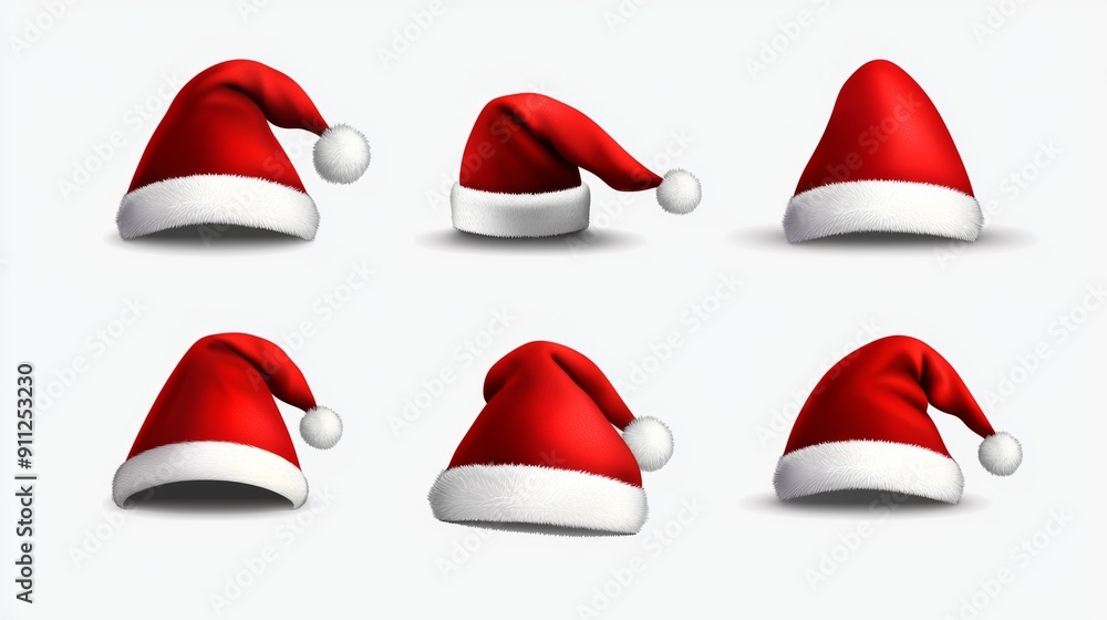 Christmas hat collection. Christmas hat collection.