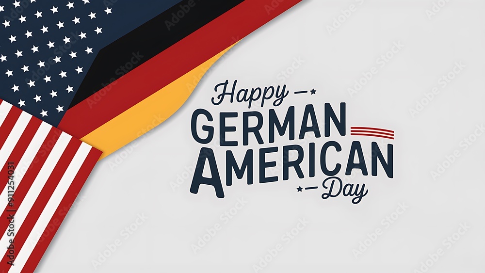 German American Day, with a Fusion of Flags, Happy German American Day, Poster, Illustration - typography, German American Day Poster, Banner, German American, German American Day, with a Fusion of Flags, Happy German American Day, Poster, Illustration - typography, German American Day Poster, Banner, German American,