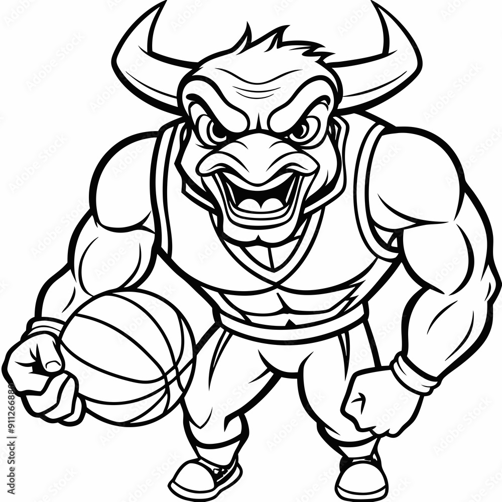 basketball bull player with ball basketball bull player with ball