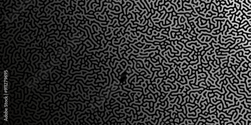 Abstract Reaction-diffusion or Turing pattern natural texture, in a coral grey gradient colour scheme. Linear design with biological shapes.Organic lines in memphis. abstract turing organic wallpaper.