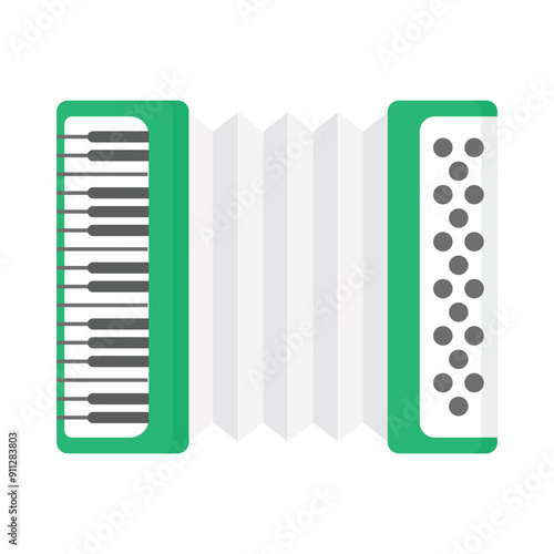 Accordion vector icon