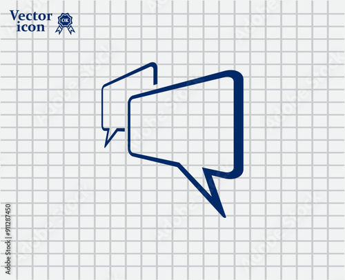 Vector dark color icon on a light background in a cage