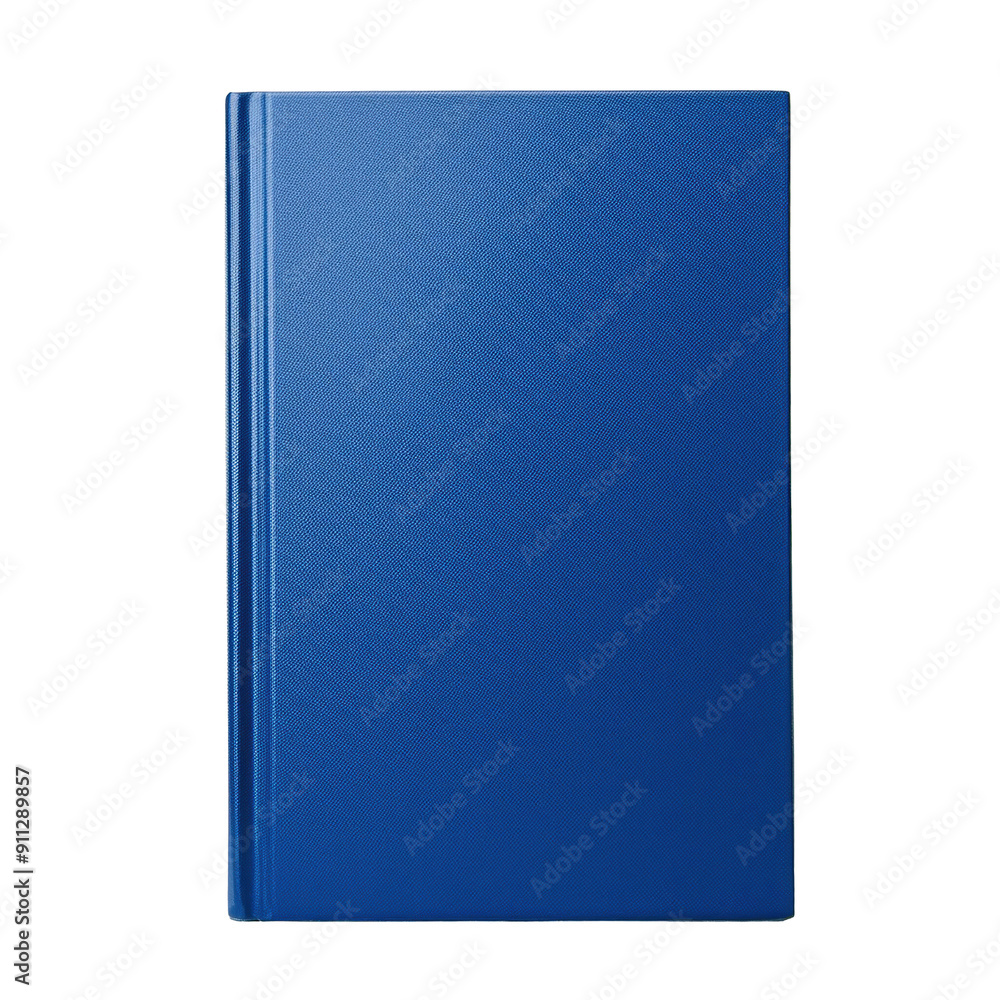A blue book with a leather cover A blue book with a leather cover