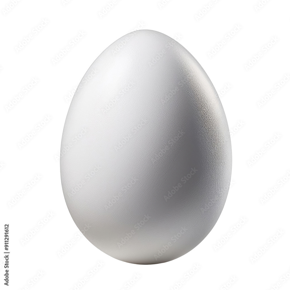 A white egg with a rough texture A white egg with a rough texture