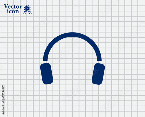 Vector dark color icon on a light background in a cage