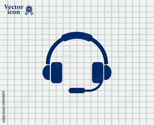 Vector dark color icon on a light background in a cage