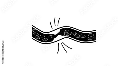cholesterol emblem, black isolated silhouette