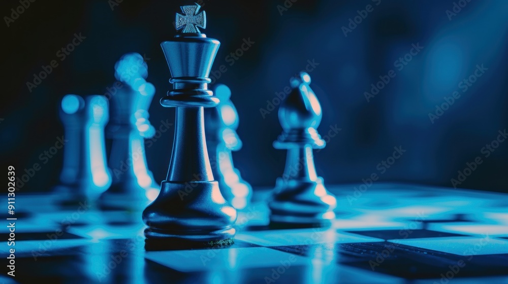 The King's Dominance on the Chessboard The King's Dominance on the Chessboard