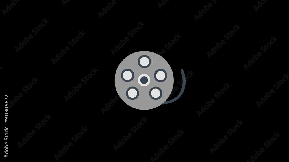 Animated flat 2D icon element on a transparent background. Animated flat 2D icon element on a transparent background.