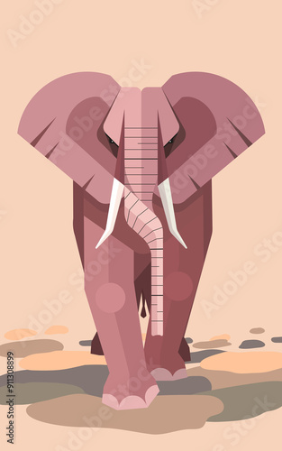 Photography Pink elephant