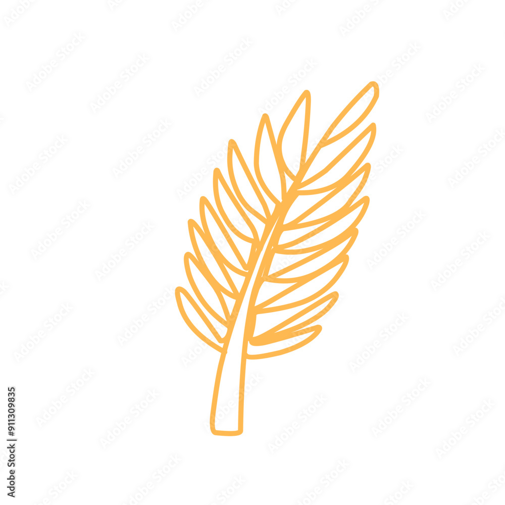 Tropical leaves vector illustration Tropical leaves vector illustration