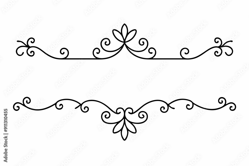 graphic with a black white plant flower ornament on an isolated background graphic with a black white plant flower ornament on an isolated background