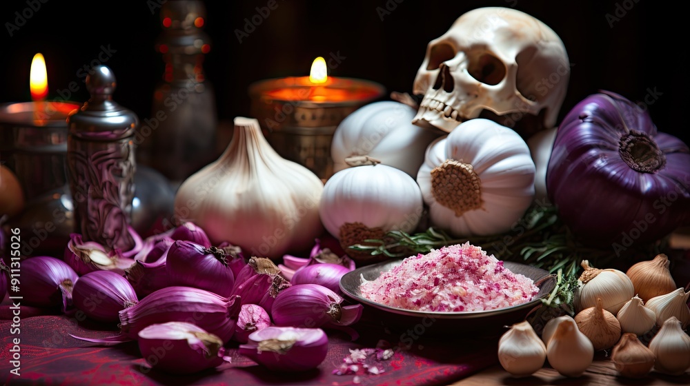 onion and garlic onion and garlic
