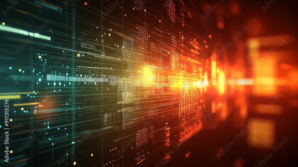 Abstract Technology Background