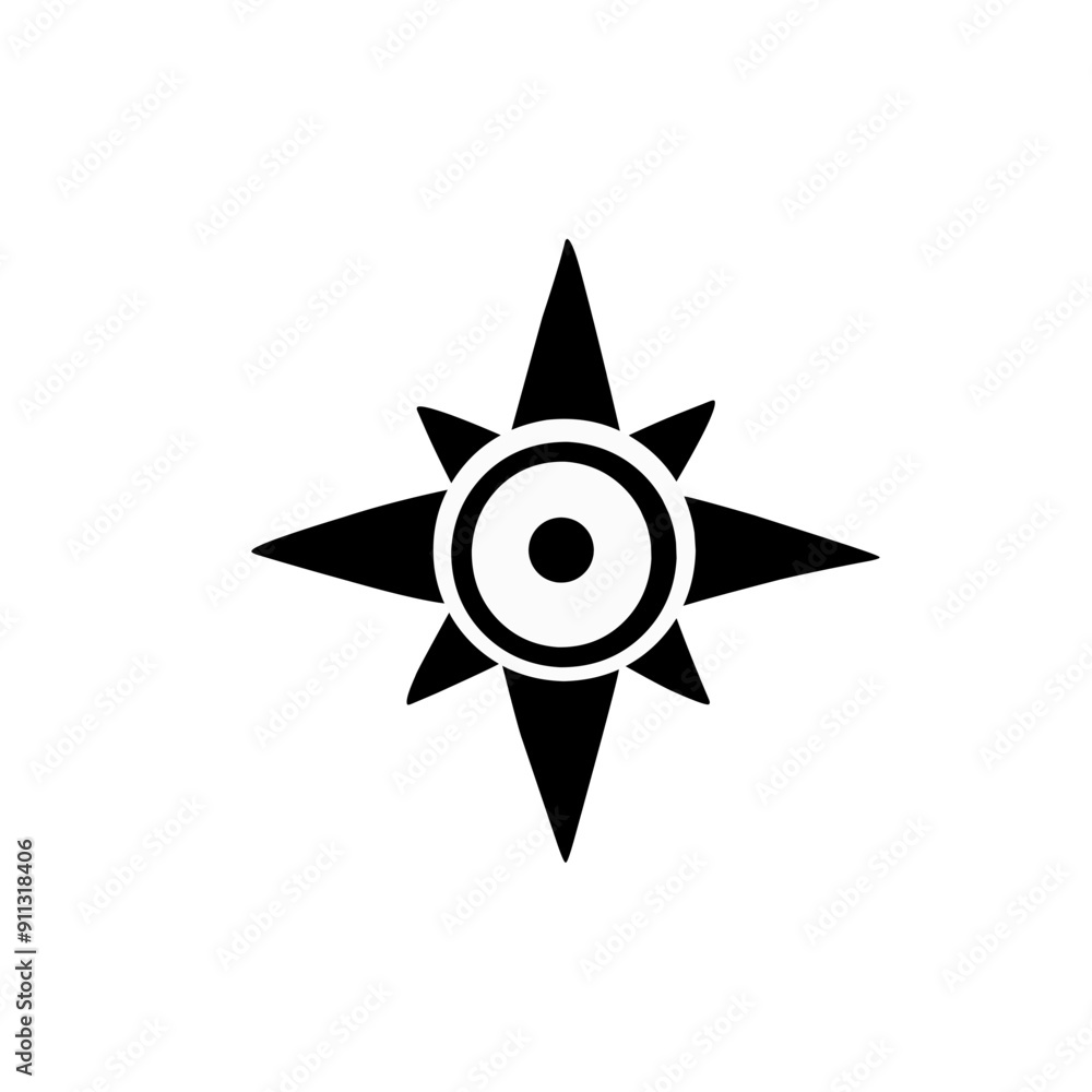 Compass icons vector Compass icons vector