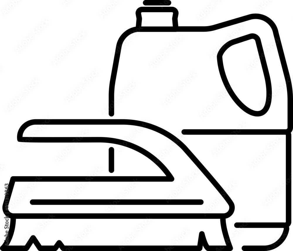 Spray and brush icon. Cleaning icon. Linear icon. Spray and brush icon. Cleaning icon. Linear icon.