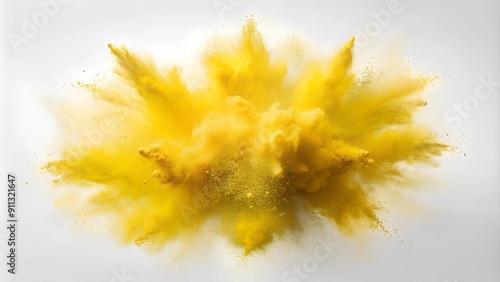 Golden Dust Burst AI Generated