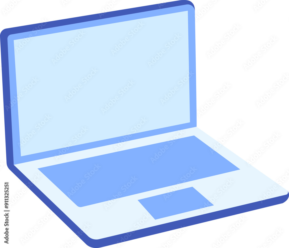 Laptop icon. Flat style. Laptop icon. Flat style.
