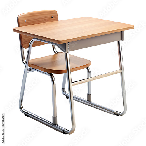 Classroom desk Isolated On Transparent Background
