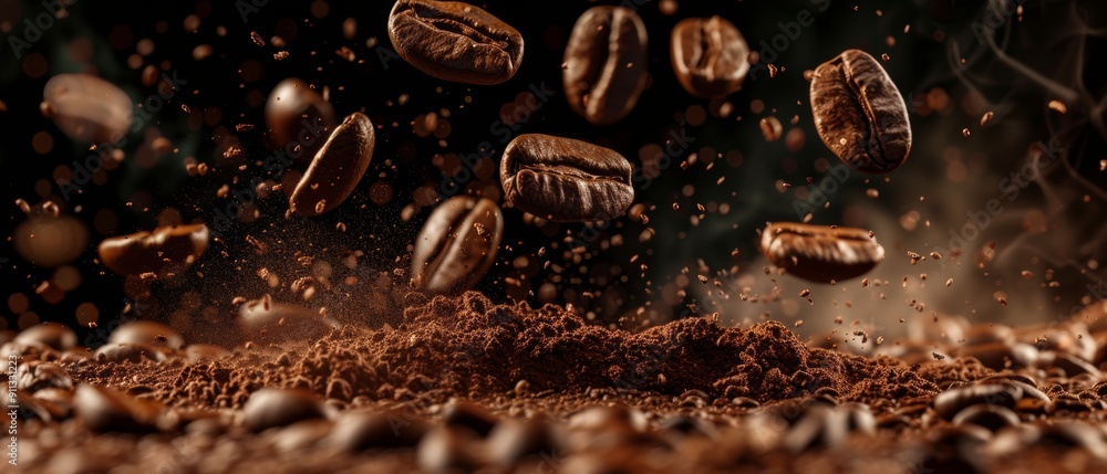 Professional Photo of Coffee Bean for Advertisement Professional Photo of Coffee Bean for Advertisement