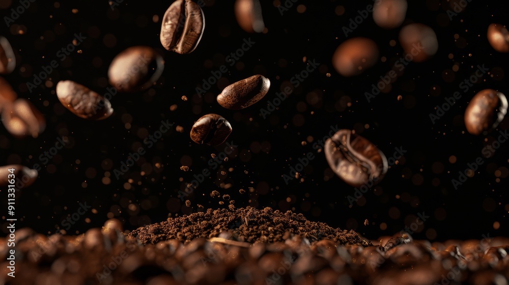 Professional Photo of Coffee Bean for Advertisement Professional Photo of Coffee Bean for Advertisement