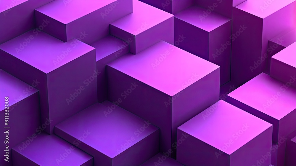 Geometric 3D purple background with stacked, angular shapes and a gradient effect. Geometric 3D purple background with stacked, angular shapes and a gradient effect.