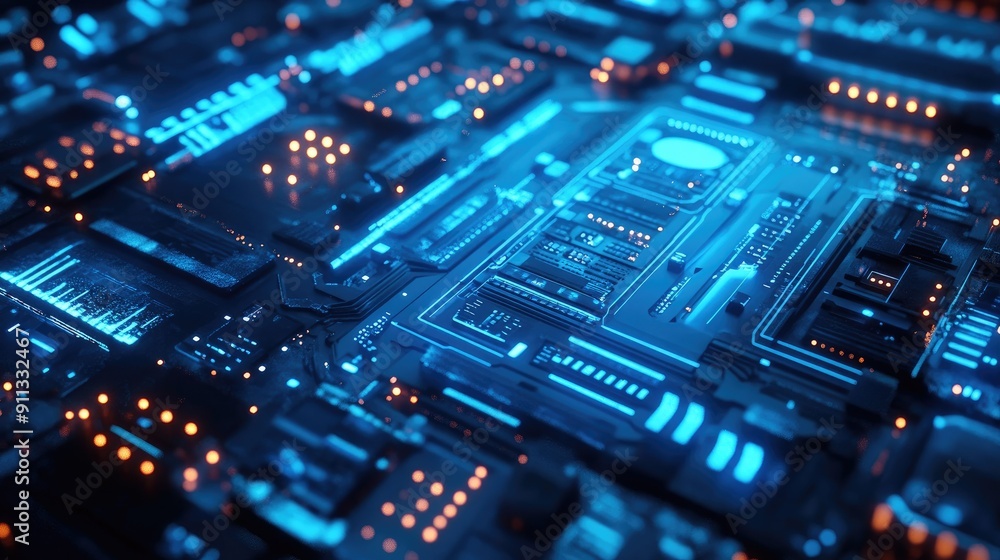 High-tech 3D blue background with glowing accents and futuristic elements, perfect for technology-themed visuals. High-tech 3D blue background with glowing accents and futuristic elements, perfect for technology-themed visuals.