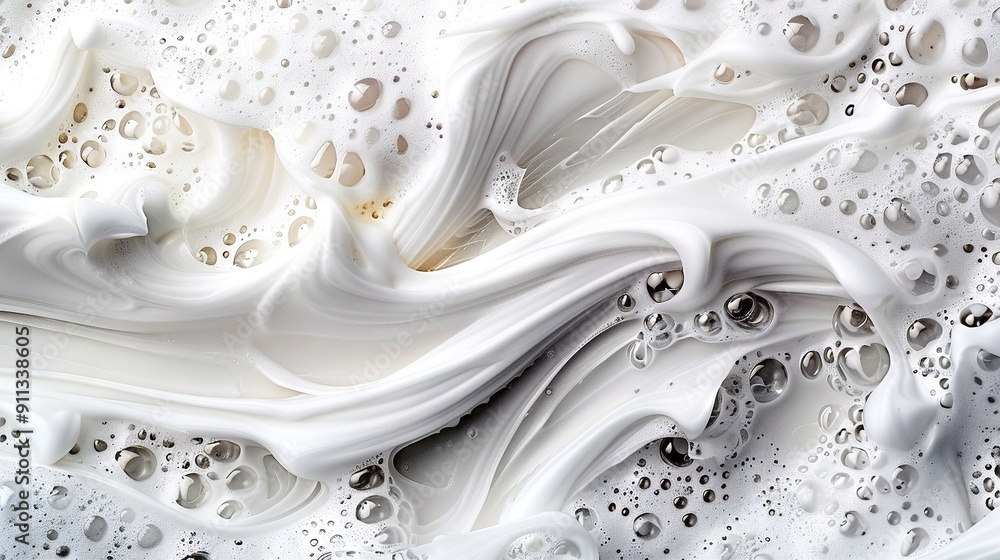 A close-up of white substance on water-filled body A close-up of white substance on water-filled body