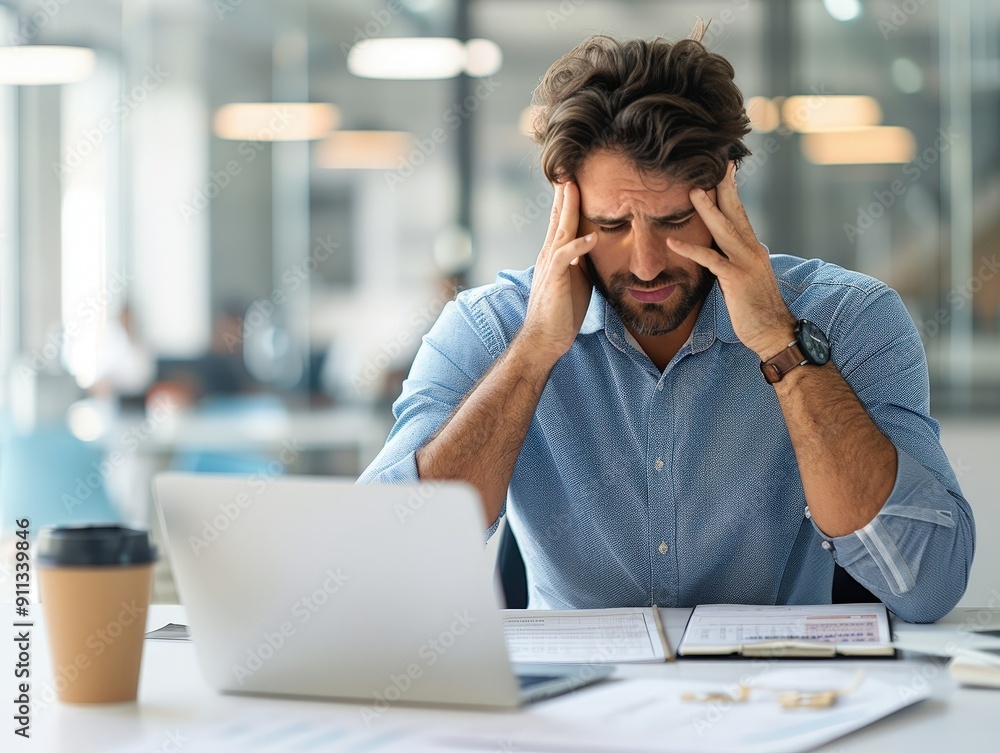 Corporate loan recurring deposit causing hysteria, executive overwhelmed by financial obligations Corporate loan recurring deposit causing hysteria, executive overwhelmed by financial obligations