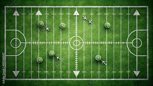 Strategic Playbook: A Visual Representation of Football Strategy generative AI