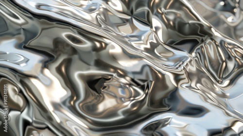 Abstract Shiny Metallic Background