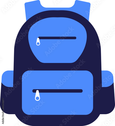 Backpack icon. School bag sign.