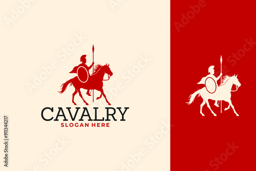 Warrior Cavalry Knight Logo