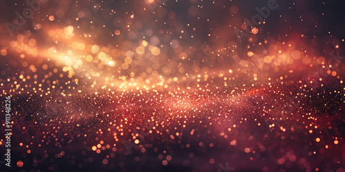 Sparkling light bokeh on abstract background