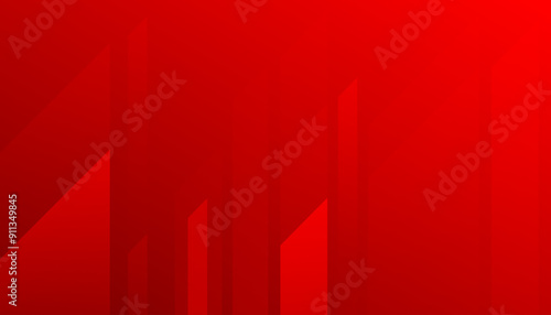 Abstract red geometric background. Vector illustration