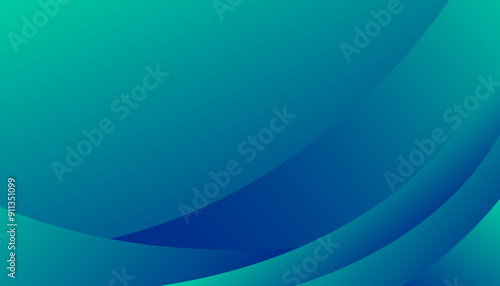 Abstract blue and green background. Fluid shapes composition. Eps10 vector