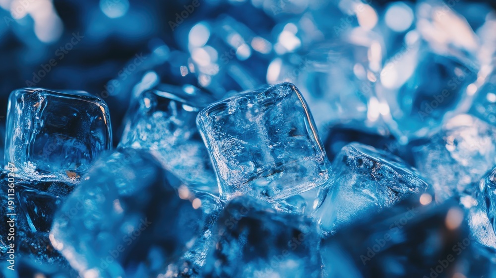Ice cubes background, captured in a close-up to highlight their clear, cold appearance. Ice cubes background, captured in a close-up to highlight their clear, cold appearance.