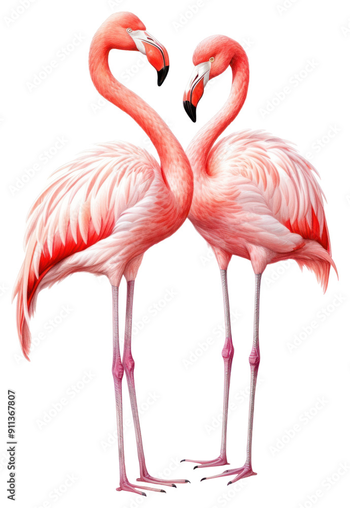 Obraz premium PNG Andean flamingos animal bird wildlife.