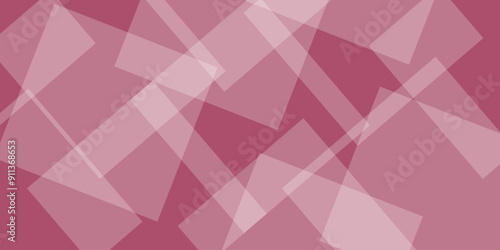 Abstract triangle pink color background, vector illustration. Geometric background with squares in bright light with soft shadows as pattern. Pink low poly background for card, poster or wallpaper.
