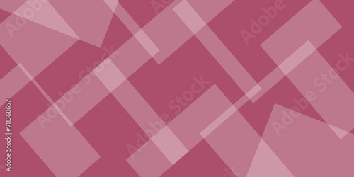 Abstract triangle pink color background, vector illustration. Geometric background with squares in bright light with soft shadows as pattern. Pink low poly background for card, poster or wallpaper.
