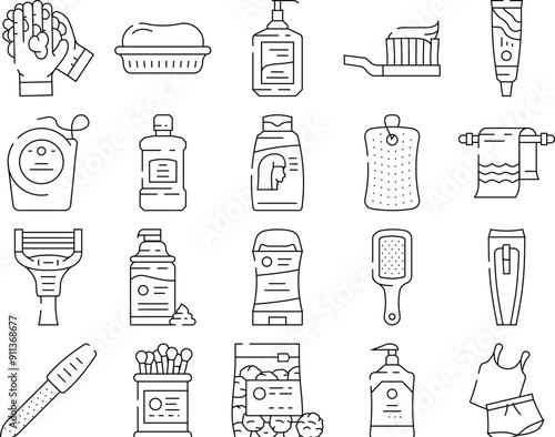 hand clean soap virus icons set vector. health water, wash coronavirus, corona care, bathroom medical safety hand clean soap virus black contour illustrations