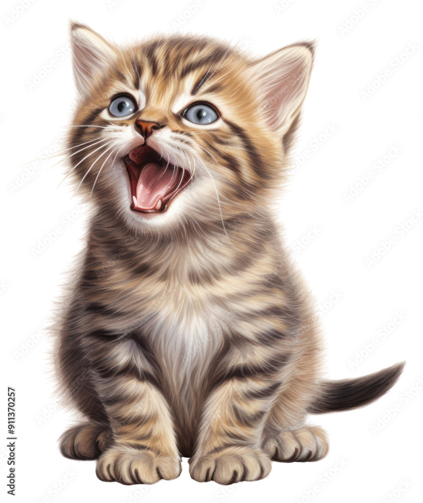 Fototapeta premium PNG Kitten mammal animal cute.