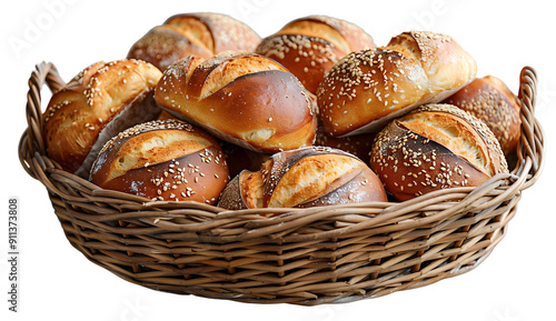 Bread, cut out background, transparent background