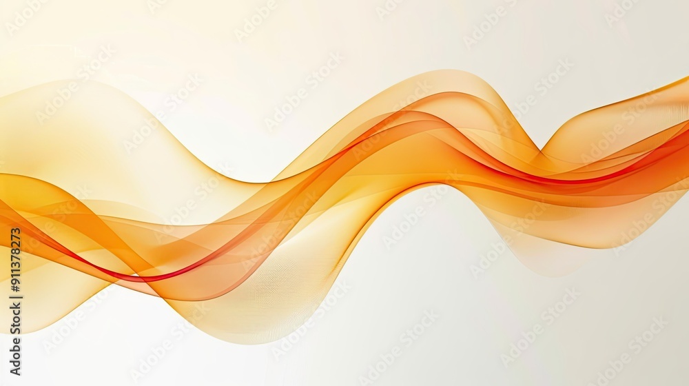 Smooth gradient waves forming a modern abstract background Smooth gradient waves forming a modern abstract background