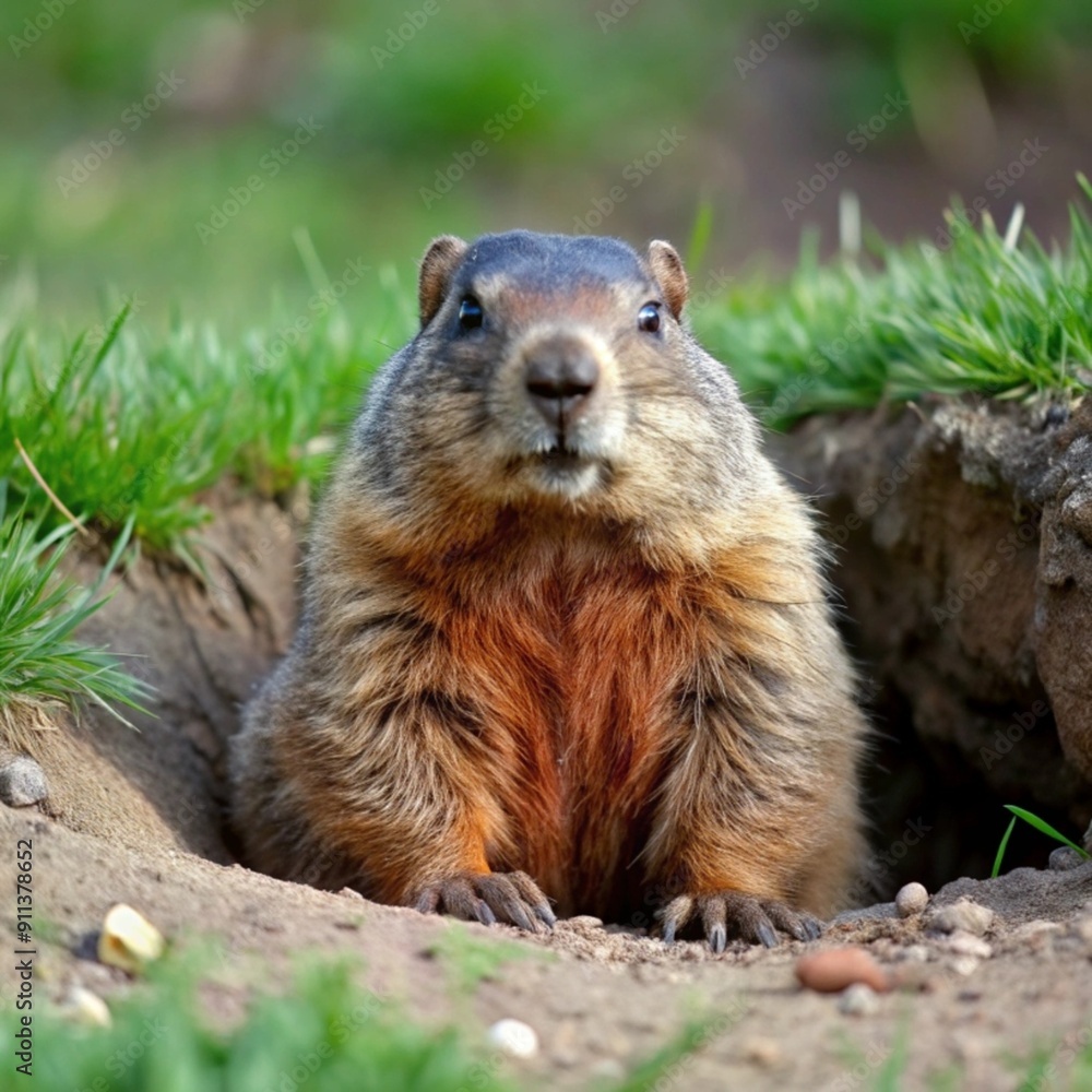 Groundhog is an animal that lives in the forest. Groundhog is an animal that lives in the forest.