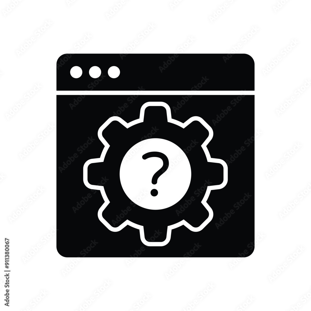 Web Support vector icon Web Support vector icon
