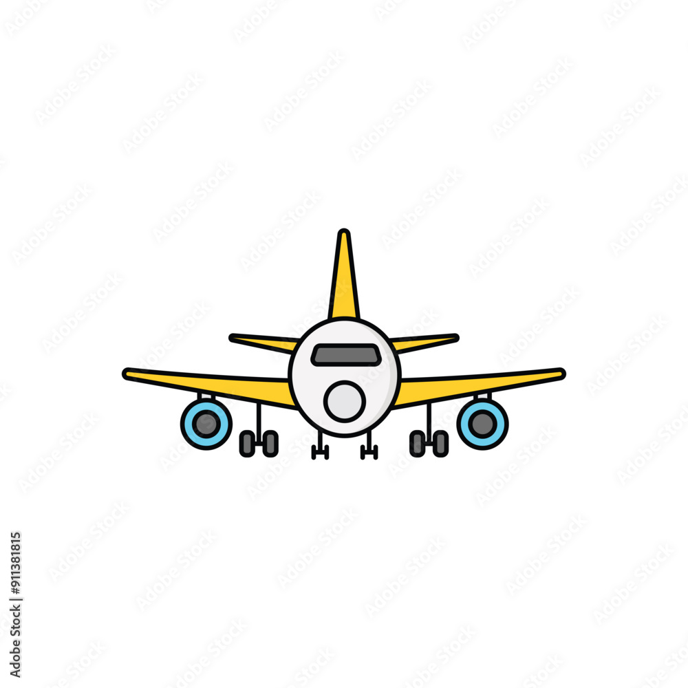 Airplane vector icon Airplane vector icon
